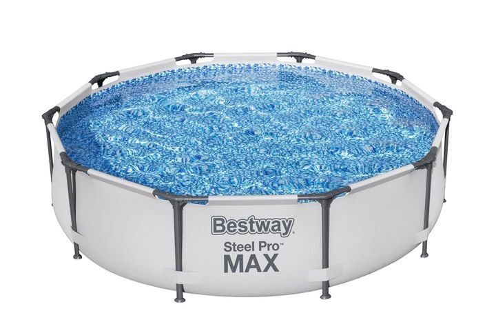 Piscine à cadre BESTWAY Steel Pro Max ronde 305x76cm Piscine à cadre BESTWAY Steel Pro Max ronde 305x76cm