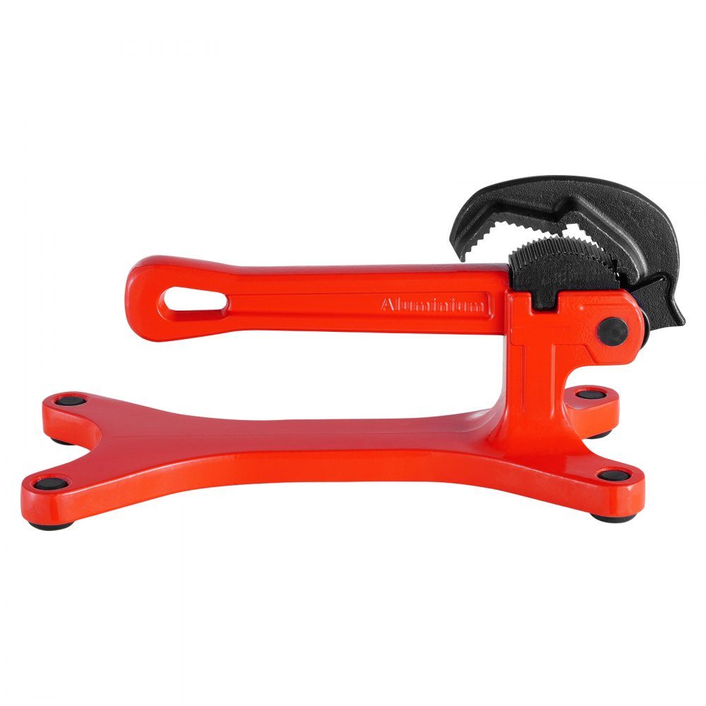 Portable pipe vise, aluminum vise with a clamping capacity of 3.175 to 38.1 mm, ideal for on-site pipe installation, repair and maintenance
