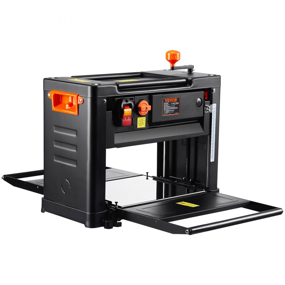 Thickness planer, 2000 W power, thickness planer, 3 planer blades, planer, 23500 rpm, planing width 33 cm, max. cutting thickness 15 cm Table planer 52.5 x 69.6 x 48 cm Ideal for woodworking