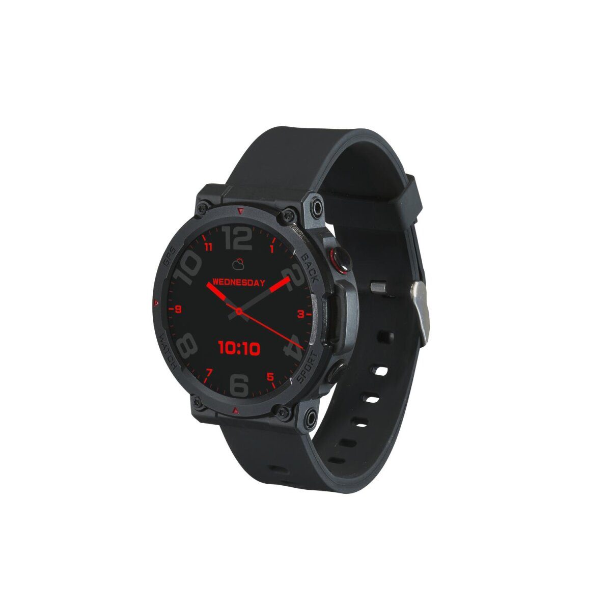 Montre intelligente de sport CRIVIT, avec GPS, écran couleur AMOLED et mesure de la fréquence cardiaque