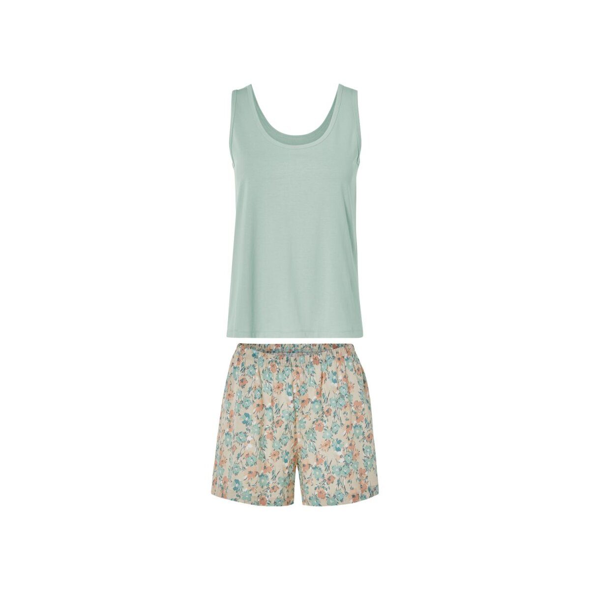 esmara® Damen Pyjama mit Leinen