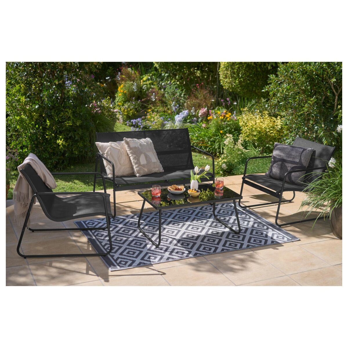 LIVARNO® lounge set, 4 pieces