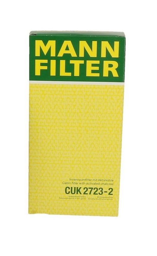 Filtre habitacle MANN CUK 2723-2 AVEC CARBONE – Réf. HT-48473