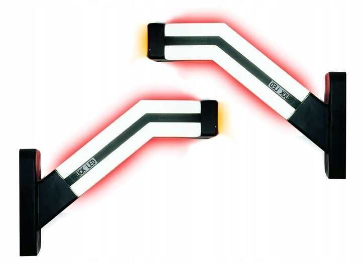 2X LED MARKIERUNGSLEUCHTEN NEON 12-24V Standlicht Rücklicht Traktor Landmaschinen Radlader Bagger etc. Lampenumbau