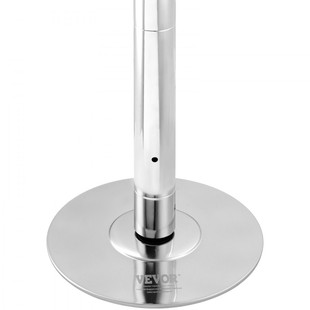Professional Dance Pole, Pole Dance Portable Dance Pole Professional Approx. 83-110" Height Adjustable Removable Fitness Pole Spinning Fitness Silver, Dance Pole Gyms, Club, Party