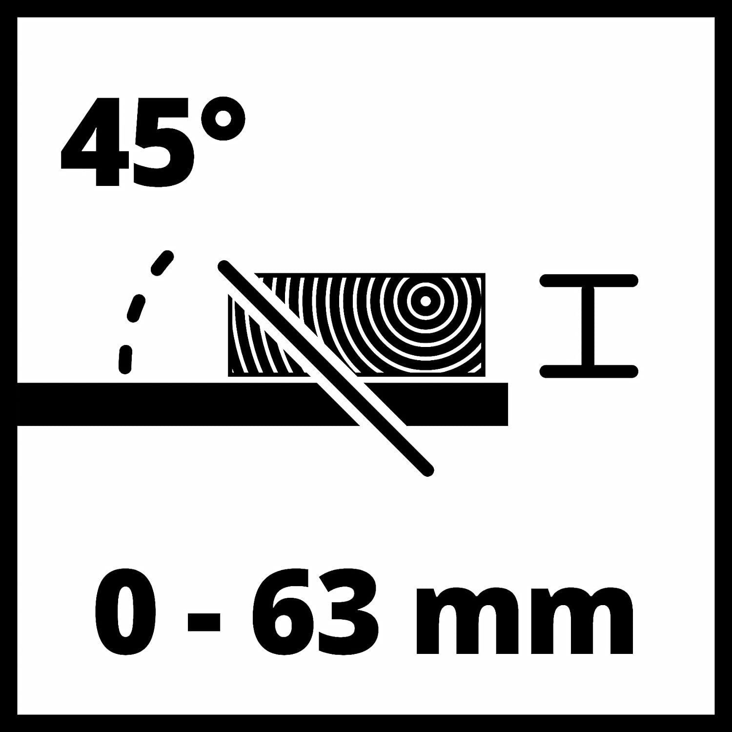 Einhell Tischkreissäge TE-TS 254 T (2.000 Watt, Sanftanlauf, Alu-Haupttisch, Tischverlängerung, Parallelanschlag, Winkelanschlag, Überlastschalter, Spaltkeilverstellung