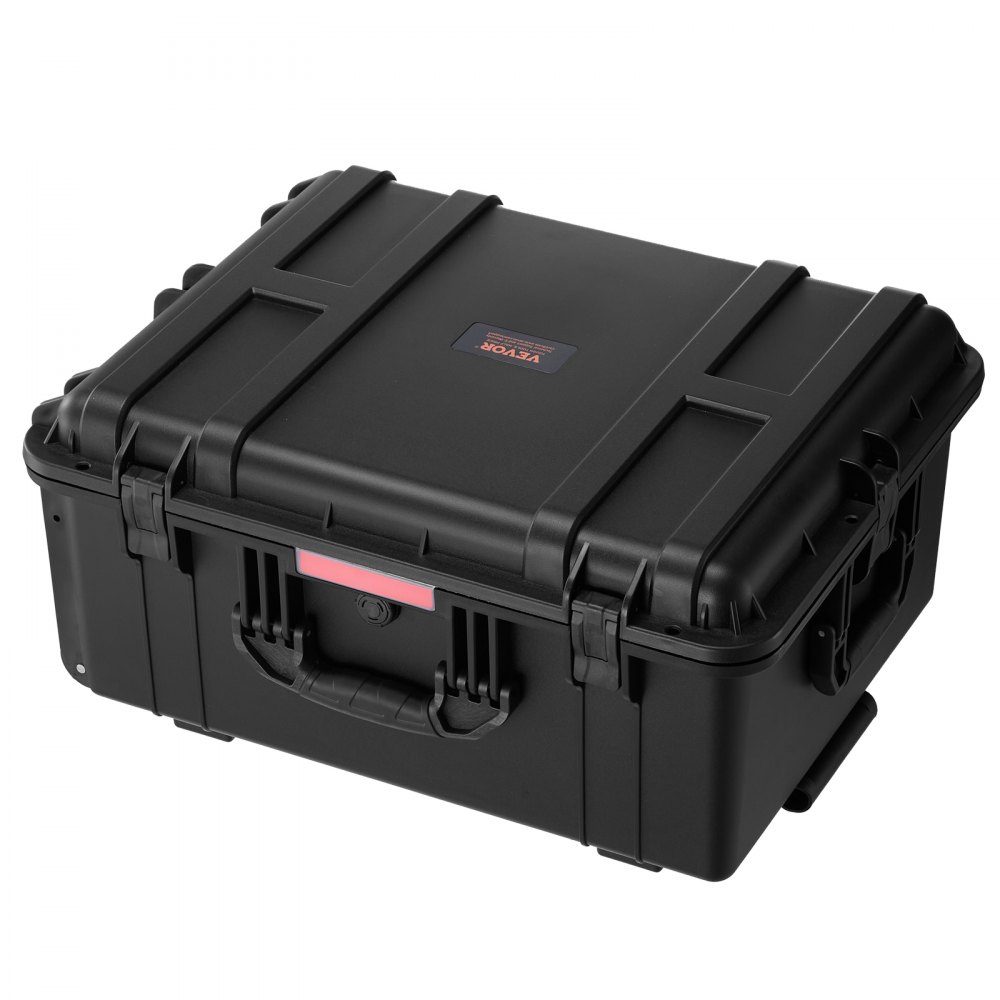 Valise à coque rigide de 3,5 pieds cubes, valise trolley à coque rigide avec roulettes et poignée de traction rétractable, IP67-Schutzkoffer étanche avec 4 clips, 4 trous de cadenas et insert en mousse