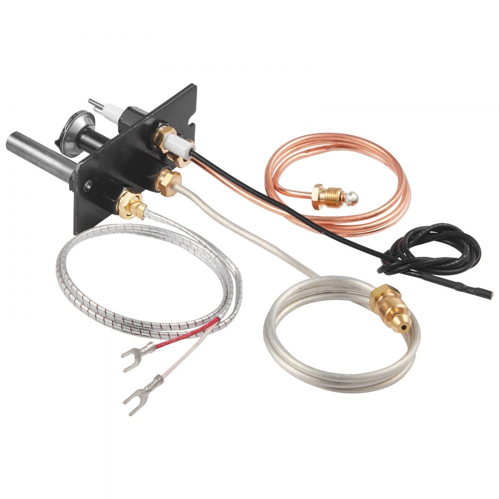 Aardgas waakvlambrander, OE 69L17, 69L1701, 904405, J4117, 108084-02 gas waakvlamkit, vervanging voor aardgasontsteking, compatibel met Lennox-, Superior- en Astria-modellen, zwart