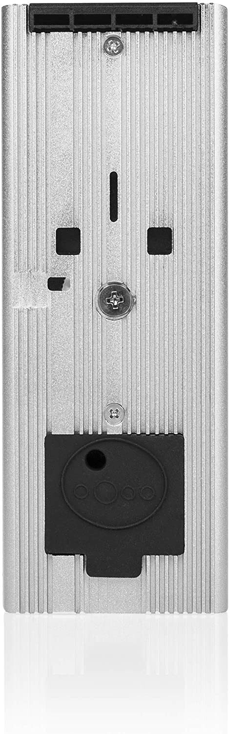 Byron DIC-23112 WiFi video doorbell, plastic, black, 2.4 cm wide, 5 cm deep, 13.3 cm high