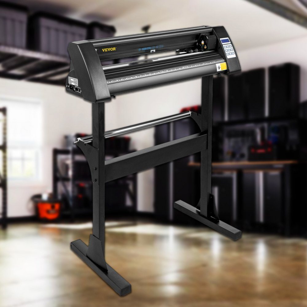 720mm Vinyl Cutter Plotter Machine Dark Vinyl Cutting Plotter 630mm Cutting Width Cutting Plotter Device Cutter Plotter with Stand