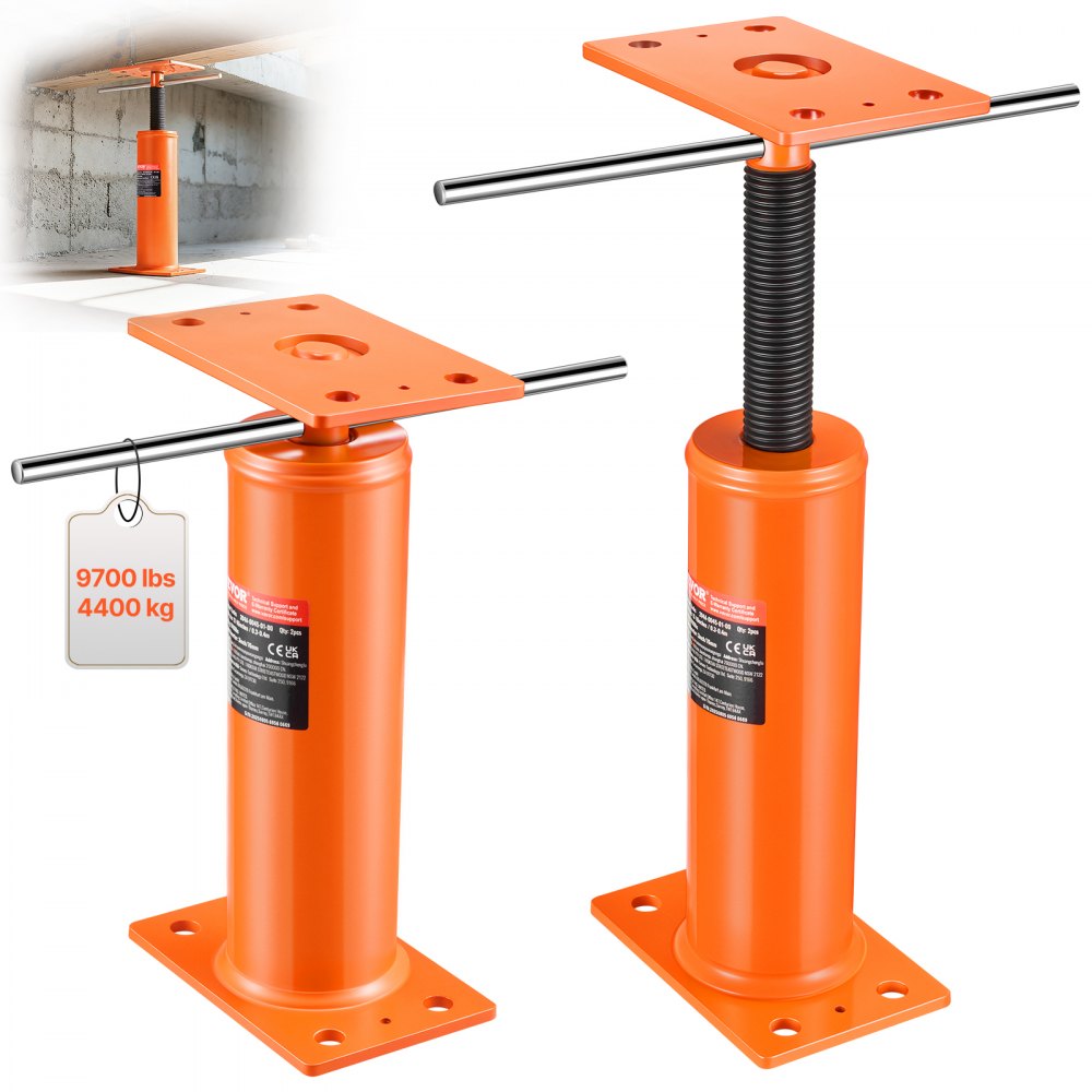 Thuisgebruik krik 2 stuks Hoogtebereik 30 cm tot 16 cm Maximaal draagvermogen per eenheid 100 lbs Verstelbare steunbalk Kelderkrikpaal voor nivellering Telescopische stalen krik voor tijdelijke ondersteuning Thuisgebruik krik 2 stuks Hoogtebereik 30 cm tot 16 cm Maximaal draagvermogen per eenheid 100 lbs Verstelbare steunbalk Kelderkrikpaal voor nivellering Telescopische stalen krik voor tijdelijke ondersteuning