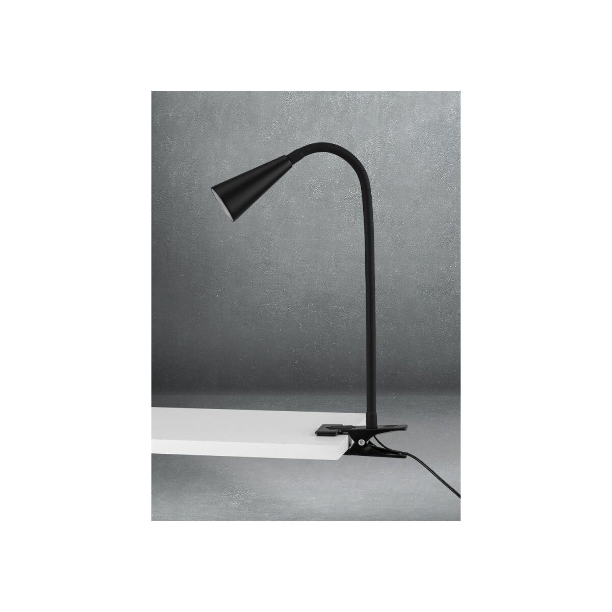 LIVARNO home LED-Klemmleuchte, mit flexiblem Metallhals