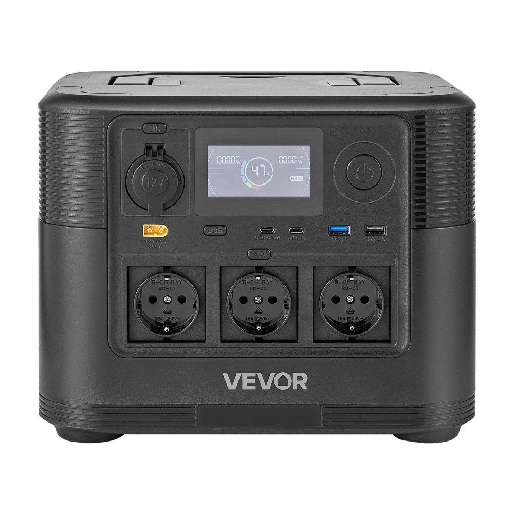 Tragbares VEVOE-Kraftwerk mit 200-W-Solarpanel, 1200-W-Solargenerator, 806-Wh-LiFePO4-Batterie-Backup und 9 Ausgängen, Backup-Generator für Notfälle zu Hause, Camping und Reisen mit dem Wohnmobil Tragbares VEVOE-Kraftwerk mit 200-W-Solarpanel, 1200-W-Solargenerator, 806-Wh-LiFePO4-Batterie-Backup und 9 Ausgängen, Backup-Generator für Notfälle zu Hause, Camping und Reisen mit dem Wohnmobil