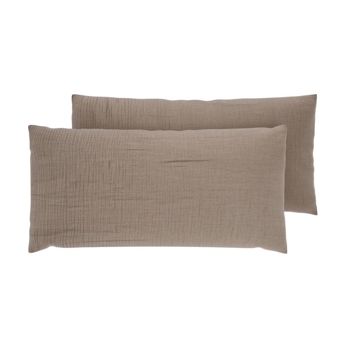 LIVARNO® Muslin cushion cover, 40 x 80 cm, 2 pieces