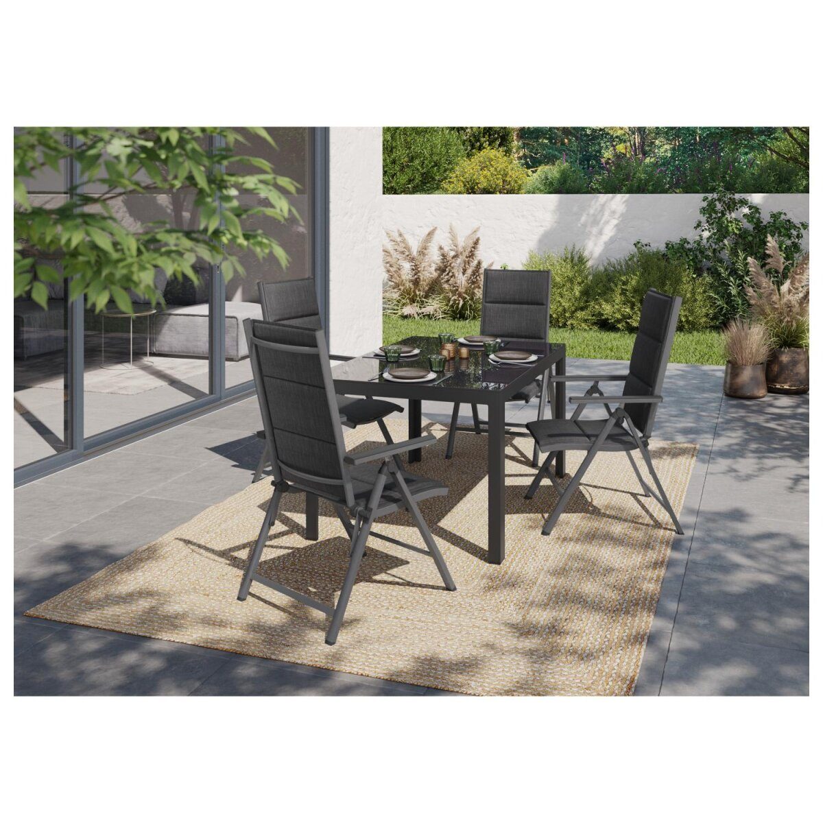 LIVARNO® Alu-Gartentisch »Houston / Toronto«, 140 x 92 x 74 cm