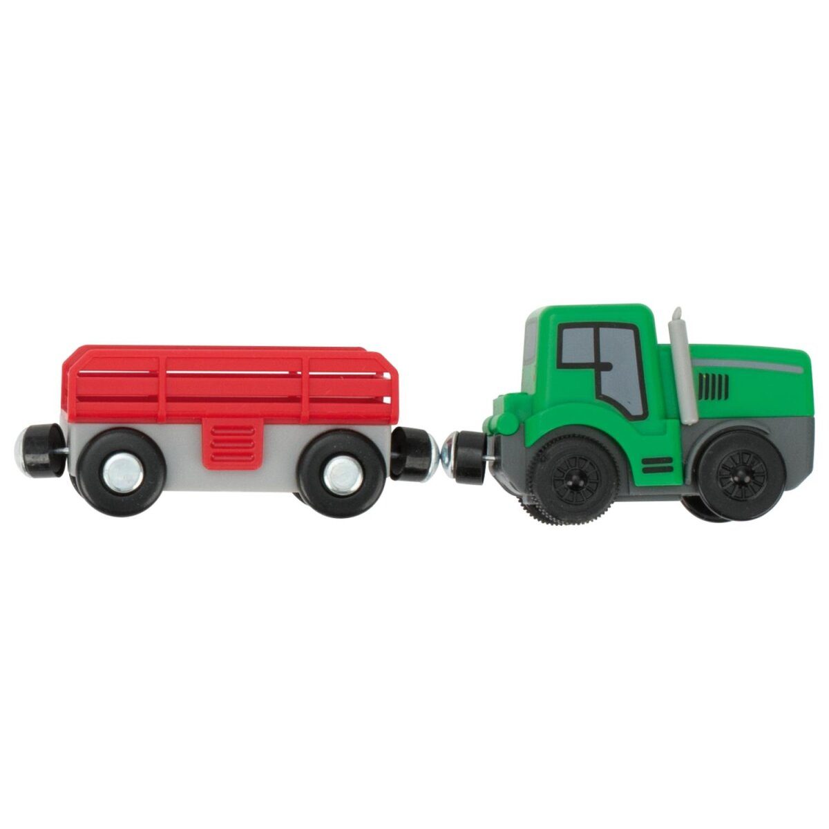 LUPILU® wooden train set, farm - 49 pieces