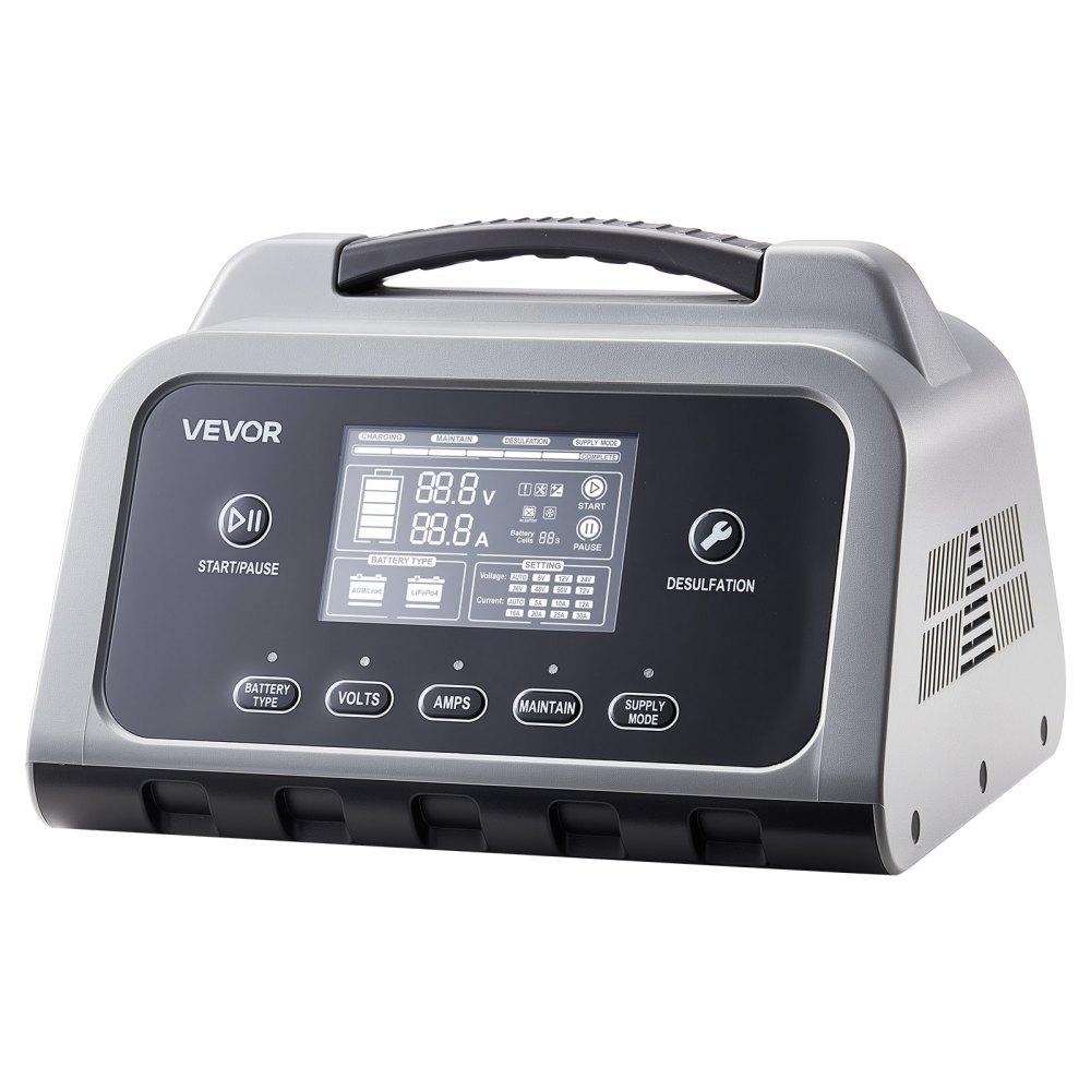 Autobatterieladegerät 25A Batterieladegerät 6V/12V/24V, Intelligentes Ladegerät für Blei-Säure- & Lithium-LiFePO4-Batterien, mit 7-stufigem Lade-Reparaturmodus LCD-Display für Auto, Motorrad, Boot Autobatterieladegerät 25A Batterieladegerät 6V/12V/24V, Intelligentes Ladegerät für Blei-Säure- & Lithium-LiFePO4-Batterien, mit 7-stufigem Lade-Reparaturmodus LCD-Display für Auto, Motorrad, Boot