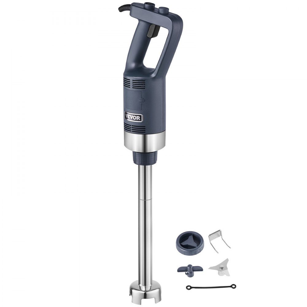 Commercial Hand Blender, 500W Heavy Duty Hand Blender, 16" Variable Speed ​​Stepless Blender with Stainless Steel Blade, Portable Multipurpose Blender for Soups, Sauces, Mashed Potatoes, Cream