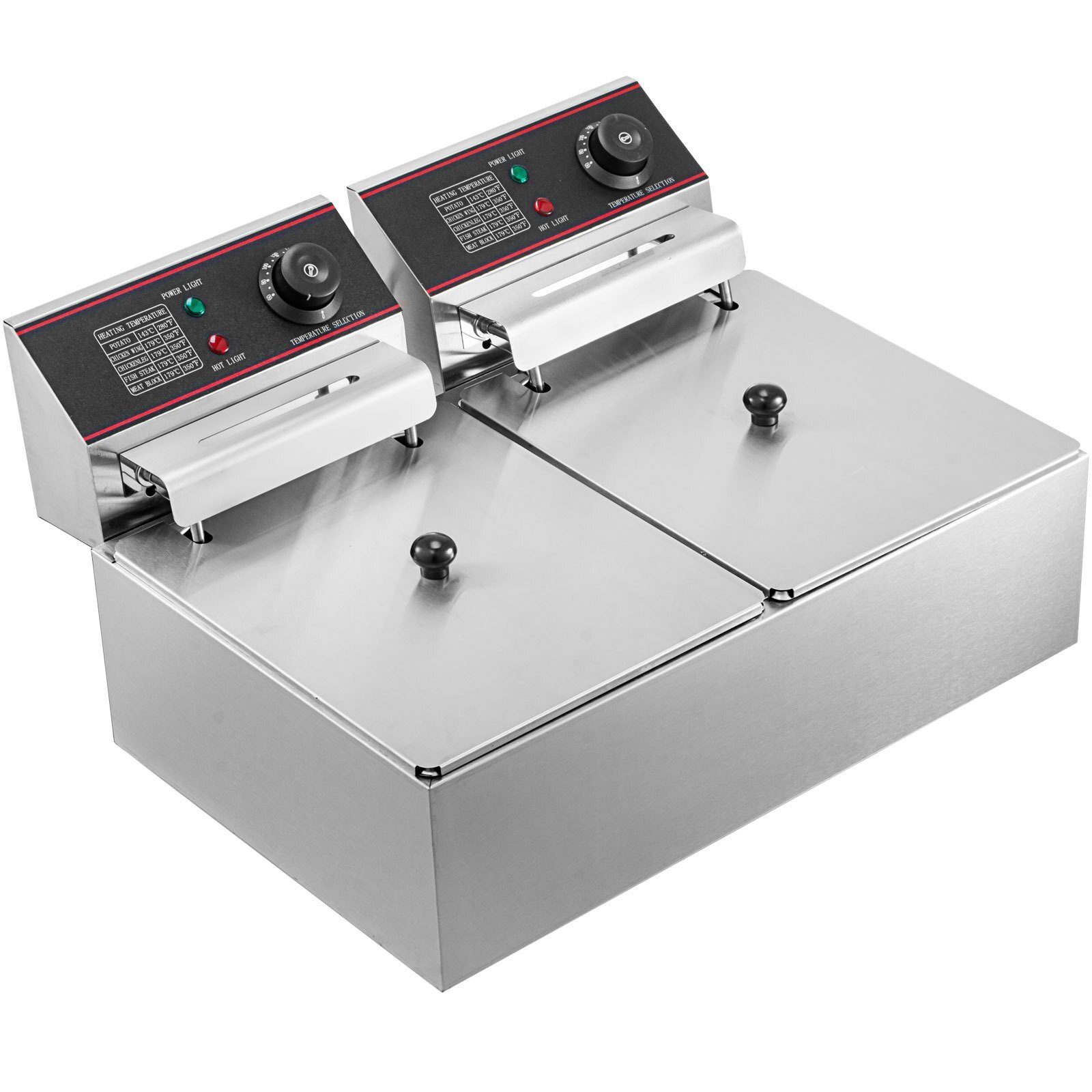 Fritteuse Imbiss Twin Elektrische Fritteuse 2x6l 5000W 220V Restaurant Food Truck Bistro