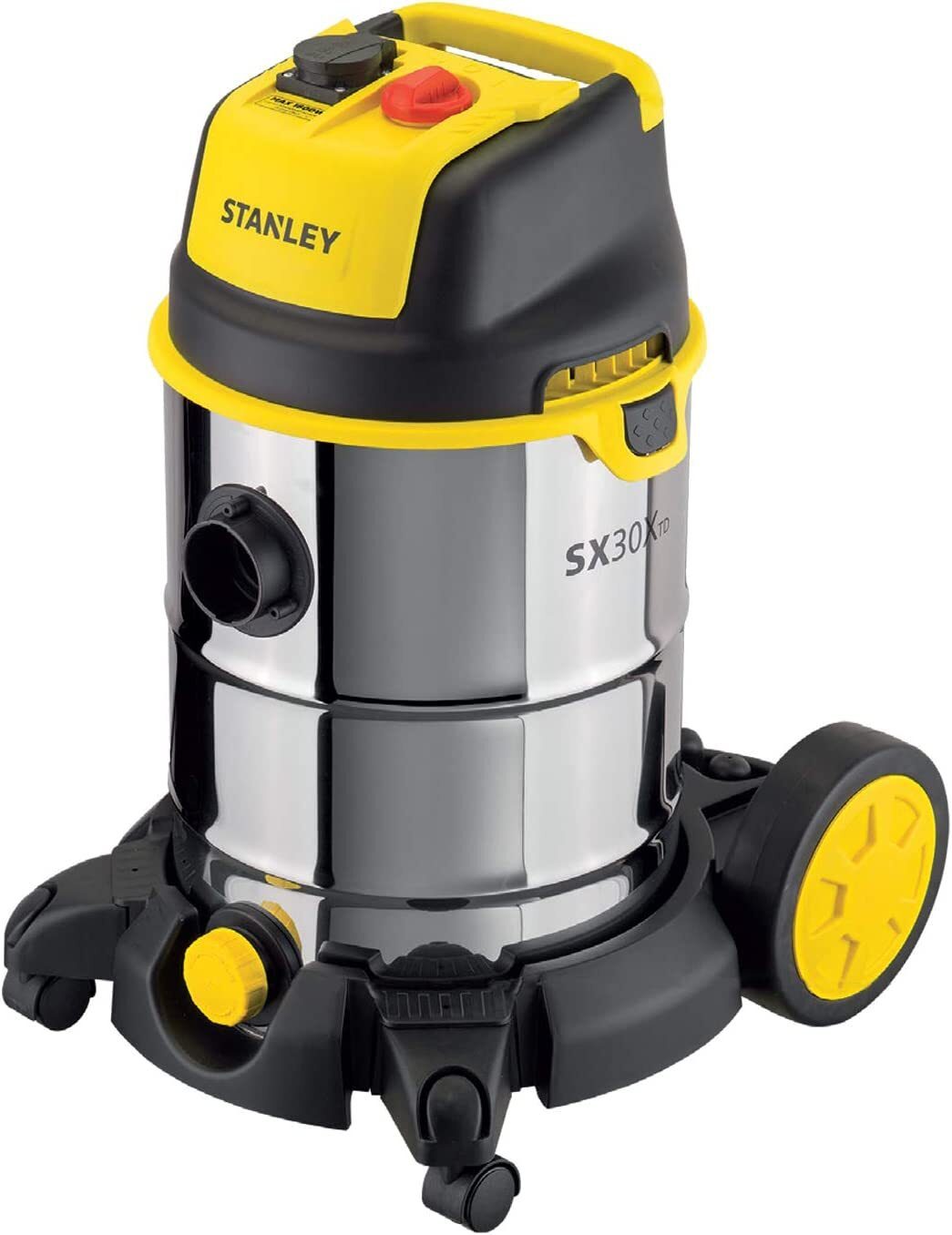 Stanley nat- en droogzuiger (1.600 W, 30 l) RVS XXL startset