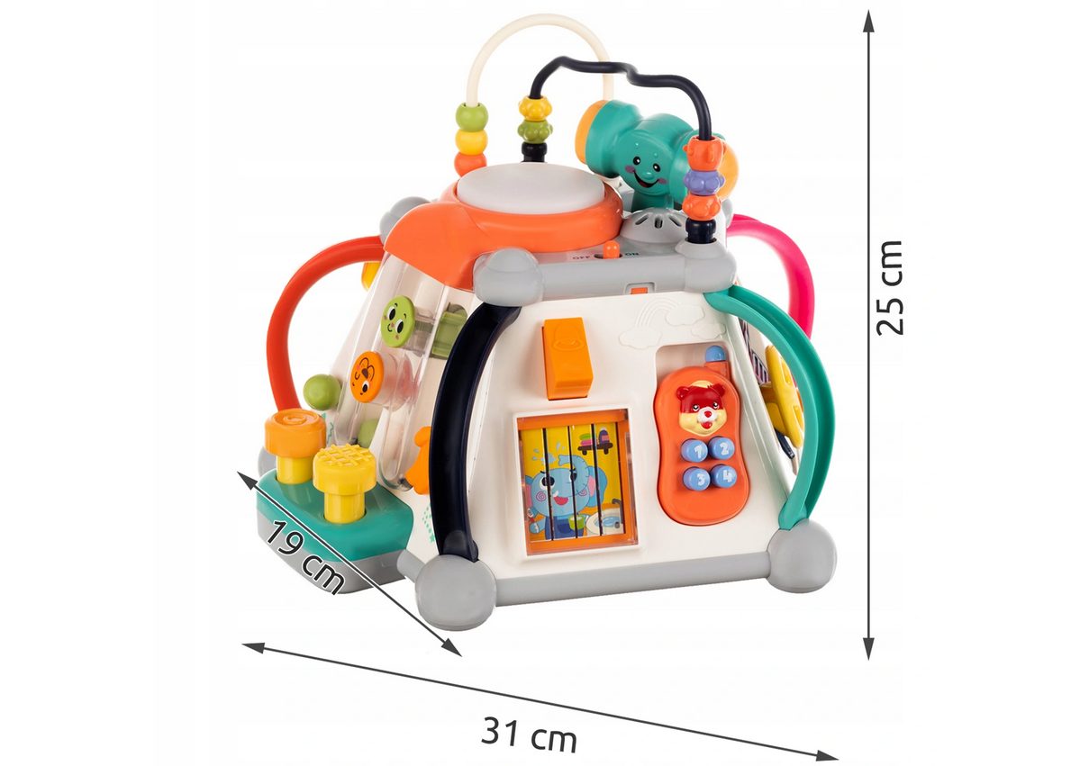 INTERACTIVE CUBE Learning cube for young children's motor skills