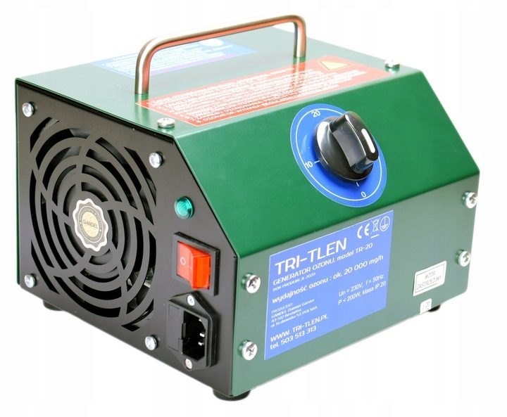Générateur d'ozone Eco 20000 mg/h – appareil à ozone, purificateur d'air à l'ozone
