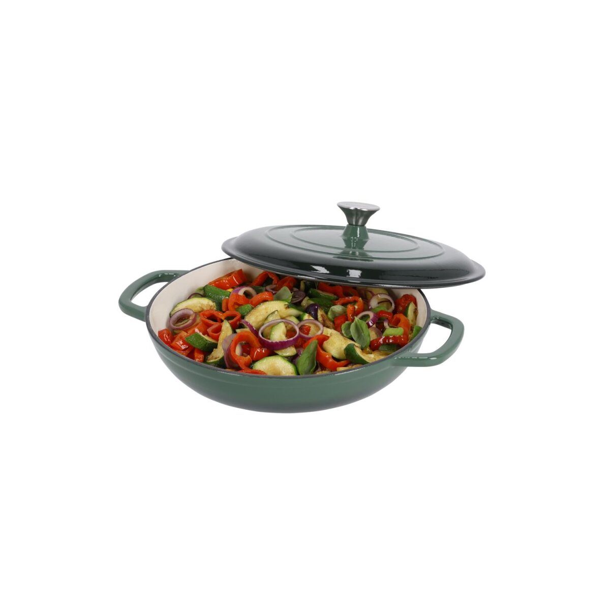 SILVERCREST® gietijzeren serveerpan 30 cm / 3,7 liter