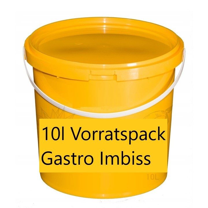 Huile de tournesol raffinée, huile de friture, graisse de friture, 10L, restaurant snack végétarien, bistro food truck