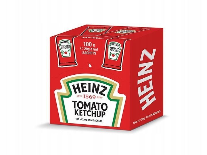 Heinz Ketchup portion bags 200 x 20g - individually wrapped - 4kg gastro restaurant food truck