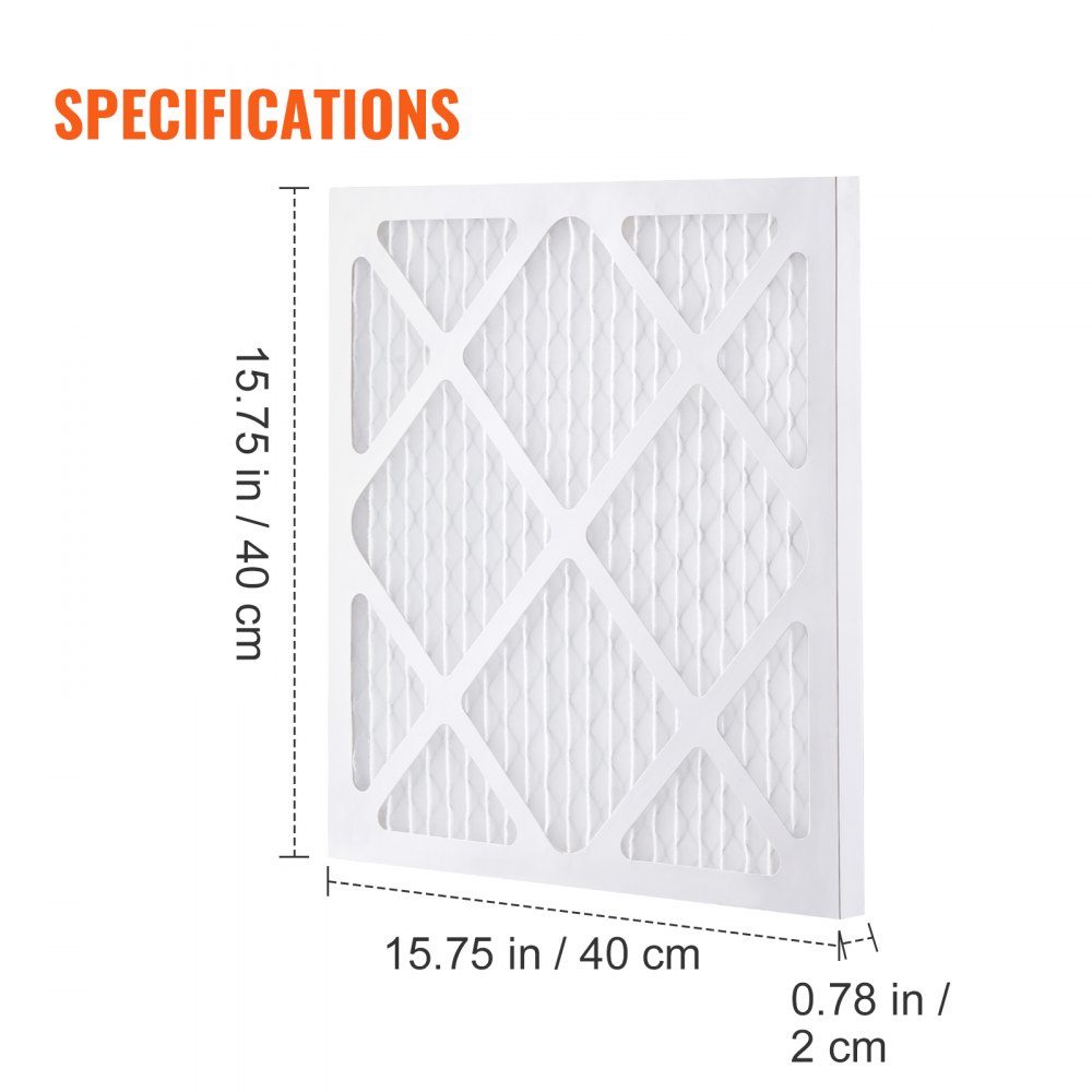 Activated Carbon Filter 5 Pack 40x40cm Air Filter Replacement High Efficiency Level 1 Filters Compatible with BlueDri and Scrubber Air Purifiers Water Damage Restoration Equipment