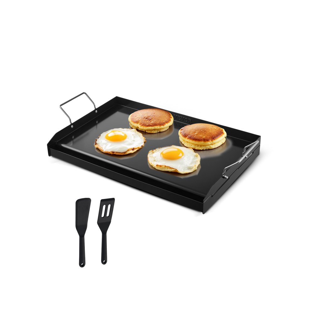 Grillplaat Grillpan Koolstofstaal Universele Rechthoekige Plaat (605x360mm) met Platte Top Gasgrill Grillplaat voor BBQ Grill Teppanyaki Draagbaar Familiekookgerei met Handvat Grillplaat Grillpan Koolstofstaal Universele Rechthoekige Plaat (605x360mm) met Platte Top Gasgrill Grillplaat voor BBQ Grill Teppanyaki Draagbaar Familiekookgerei met Handvat