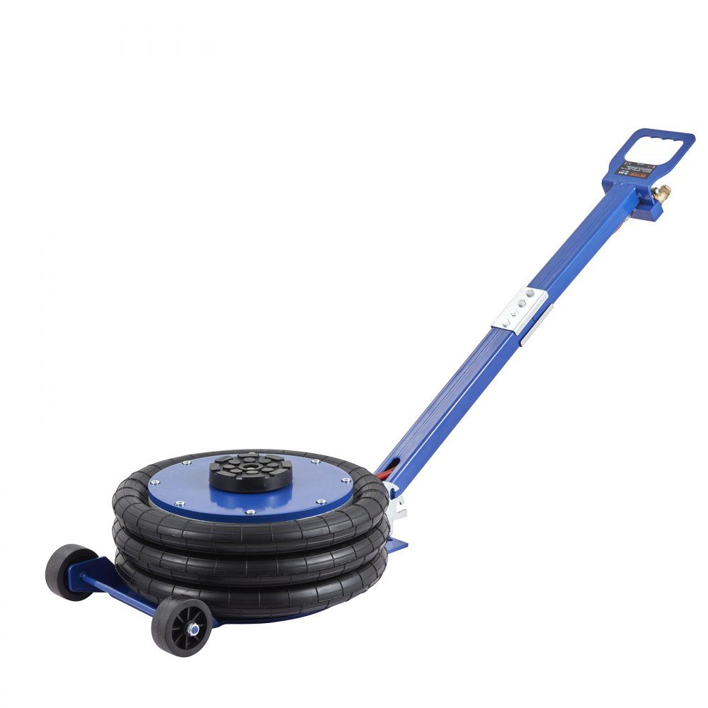 Pneumatic car jack Triple Bag Air Jack 5 t, Triple Bag Air Jack 140-470 mm lifting height Bag Air Jack, 5 minute lift Air Jack car jack adjustable red