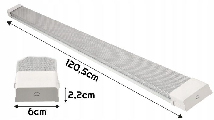 15x LED panel industrial lamp workshop lamp room lamp 1200mm 36W – Part No. HT-18539