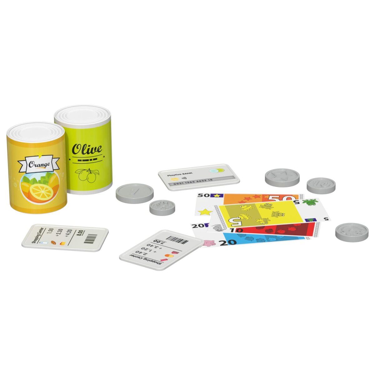 Spielerische Spielzeugkasse / Café-Shop