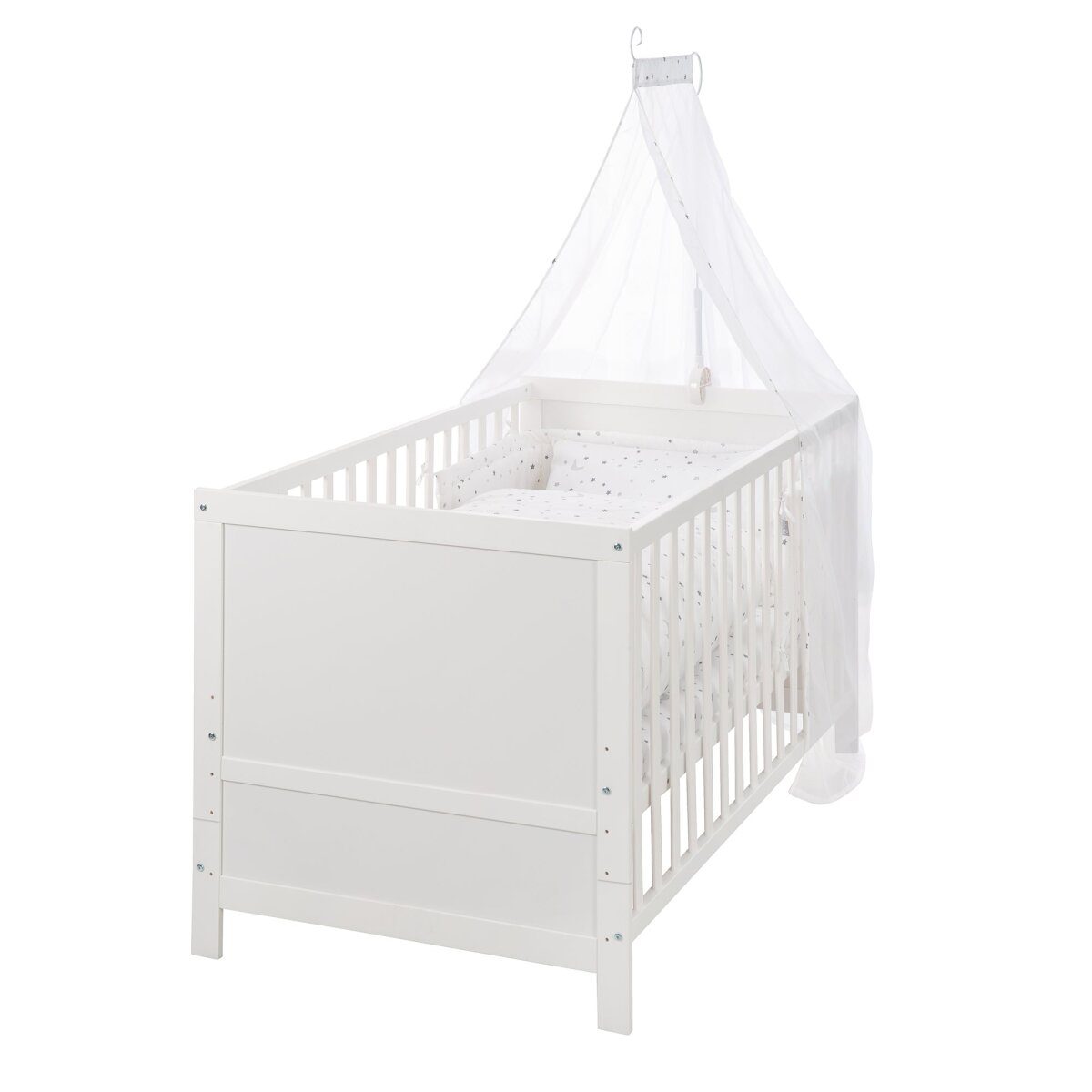 roba lit complet 7 pièces star magic, blanc