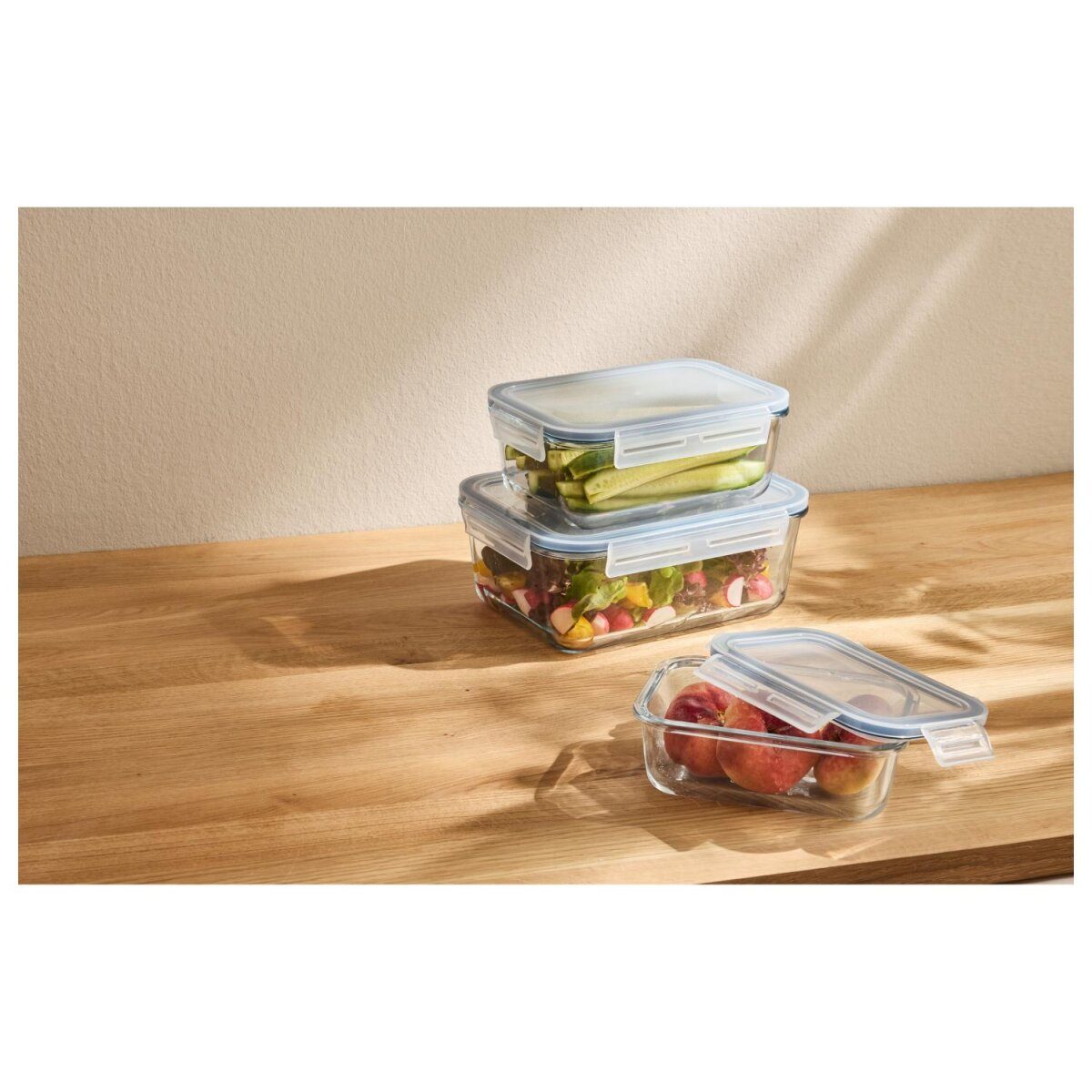 Ensemble de contenants de conservation alimentaire SILVERCREST®, 3 pièces