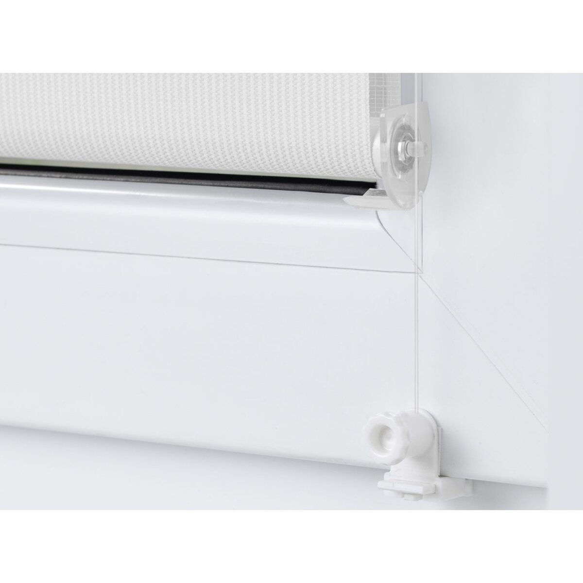 Duo-Rollo Klemmfix, ohne Bohren, gespannt, blickdicht, ab 45 x 150 cm