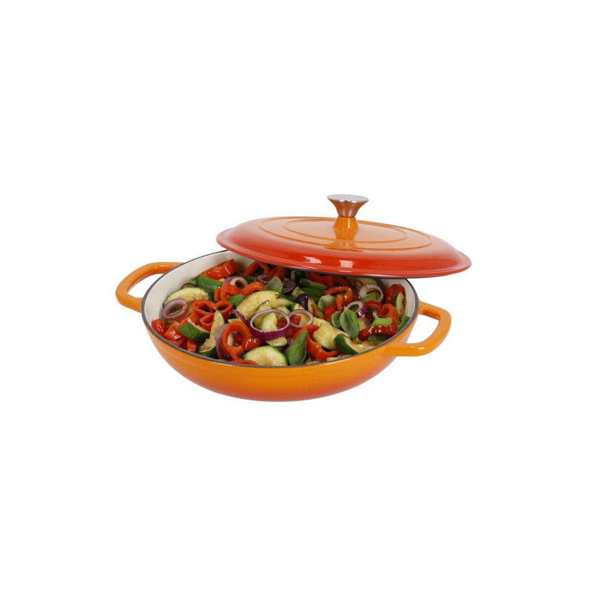 SILVERCREST® gietijzeren serveerpan 30 cm / 3,7 liter