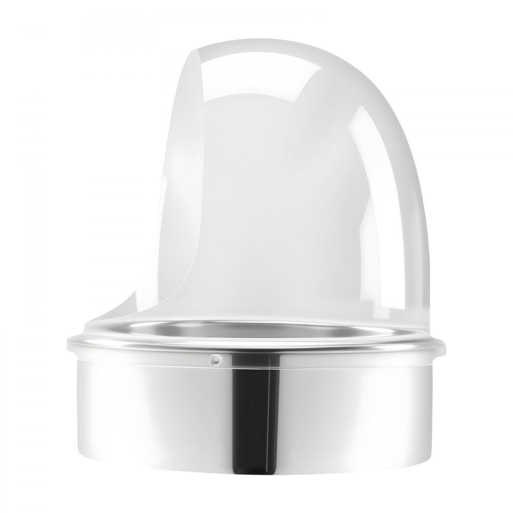 Hoes voor suikerspinmachine Helder acryl Dome Bubble Cover Compatibel met 15-Zoll- Suikerspinmachine Bowl voor feestwinkel Bottom Groove Design
