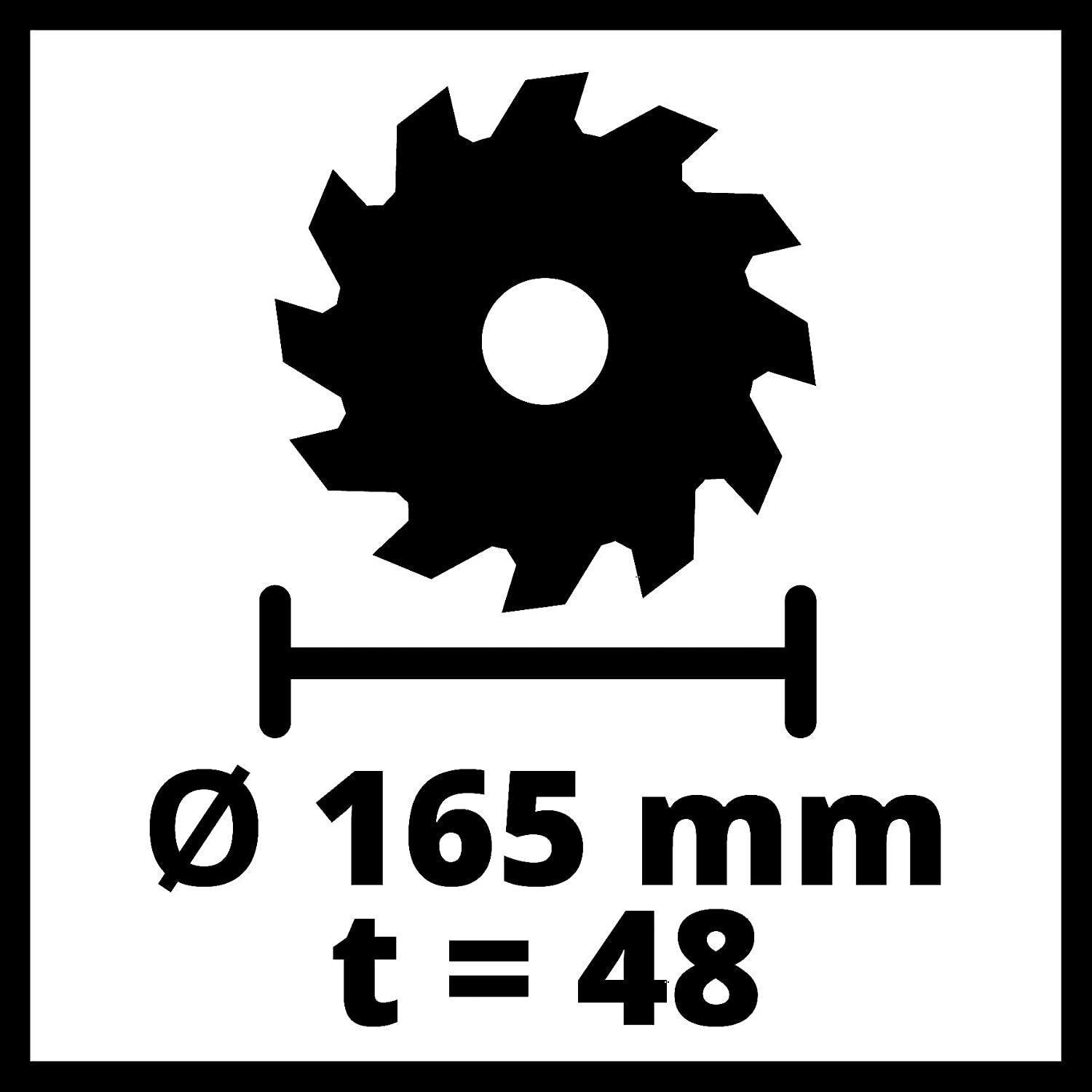 Einhell Tauchsäge TE-PS 165 (1.200 Watt, werkzeuglose Einstellung für Schnitttiefe + Neigungswinkel, hochwertiges Hartmetall-Sägeblatt, Sägeblattarretierung)