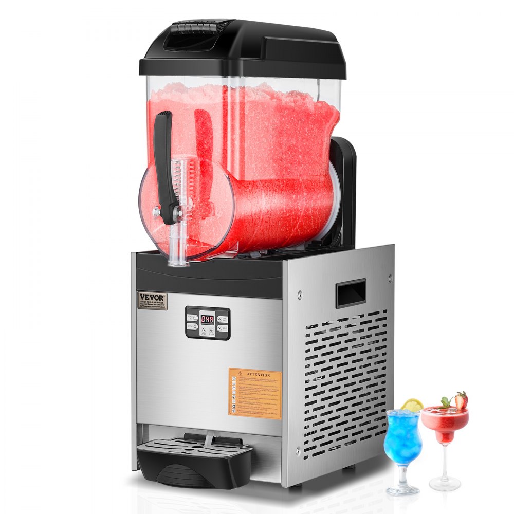 Machine à crème glacée commerciale Slush Machine à réservoir unique de 12 L pour boissons glacées, machine à crème glacée Slush en acier inoxydable de 48 tasses avec clavier Machine à crème glacée molle pour les fêtes Restaurants Cafés Bars Noir Machine à crème glacée commerciale Slush Machine à réservoir unique de 12 L pour boissons glacées, machine à crème glacée Slush en acier inoxydable de 48 tasses avec clavier Machine à crème glacée molle pour les fêtes Restaurants Cafés Bars Noir