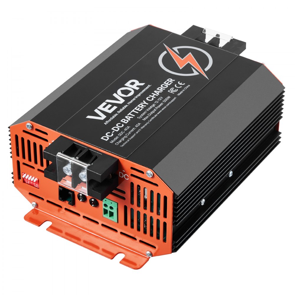 12V 40A DC/DC acculader 500W voor loodzuur-, lithium-, AGM-, GEL- en natte accu's, intelligent opladen op meerdere niveaus voor campers, bedrijfsvoertuigen, boten, jachten 12V 40A DC/DC acculader 500W voor loodzuur-, lithium-, AGM-, GEL- en natte accu's, intelligent opladen op meerdere niveaus voor campers, bedrijfsvoertuigen, boten, jachten