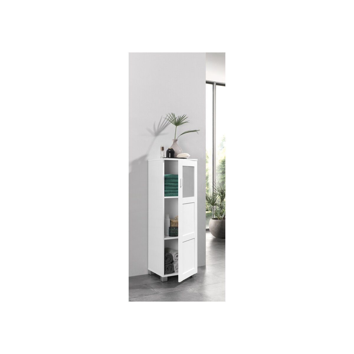 LIVARNO home Basel badkamervitrinekast, met veiligheidsglas