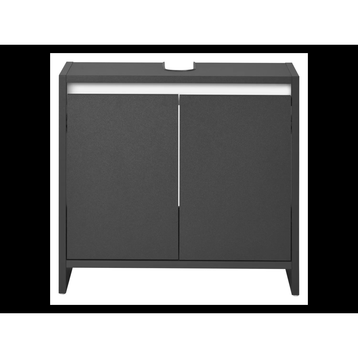 LIVARNO home Meuble vasque « Oslo » avec 2 portes, anthracite
