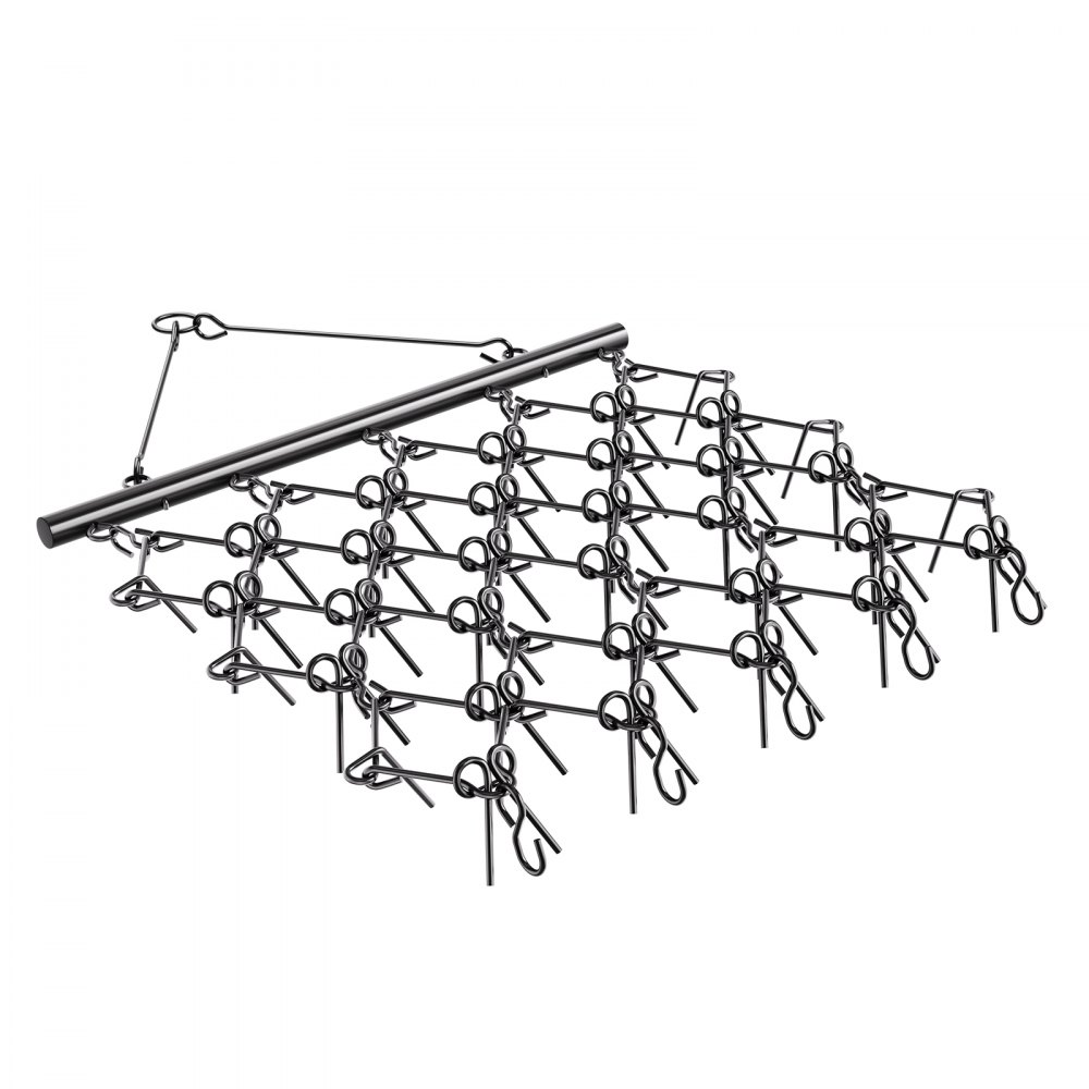 Wiesenegge, 178x147x11cm, Wiesenschleppe mit 60 Zähnen, geeignet für ATV- und UTV-Traktoren, zur Bodenbearbeitung, Aussaat, Glättung von Landschaften & Pflege von Schotterauffahrten Wiesenegge, 178x147x11cm, Wiesenschleppe mit 60 Zähnen, geeignet für ATV- und UTV-Traktoren, zur Bodenbearbeitung, Aussaat, Glättung von Landschaften & Pflege von Schotterauffahrten