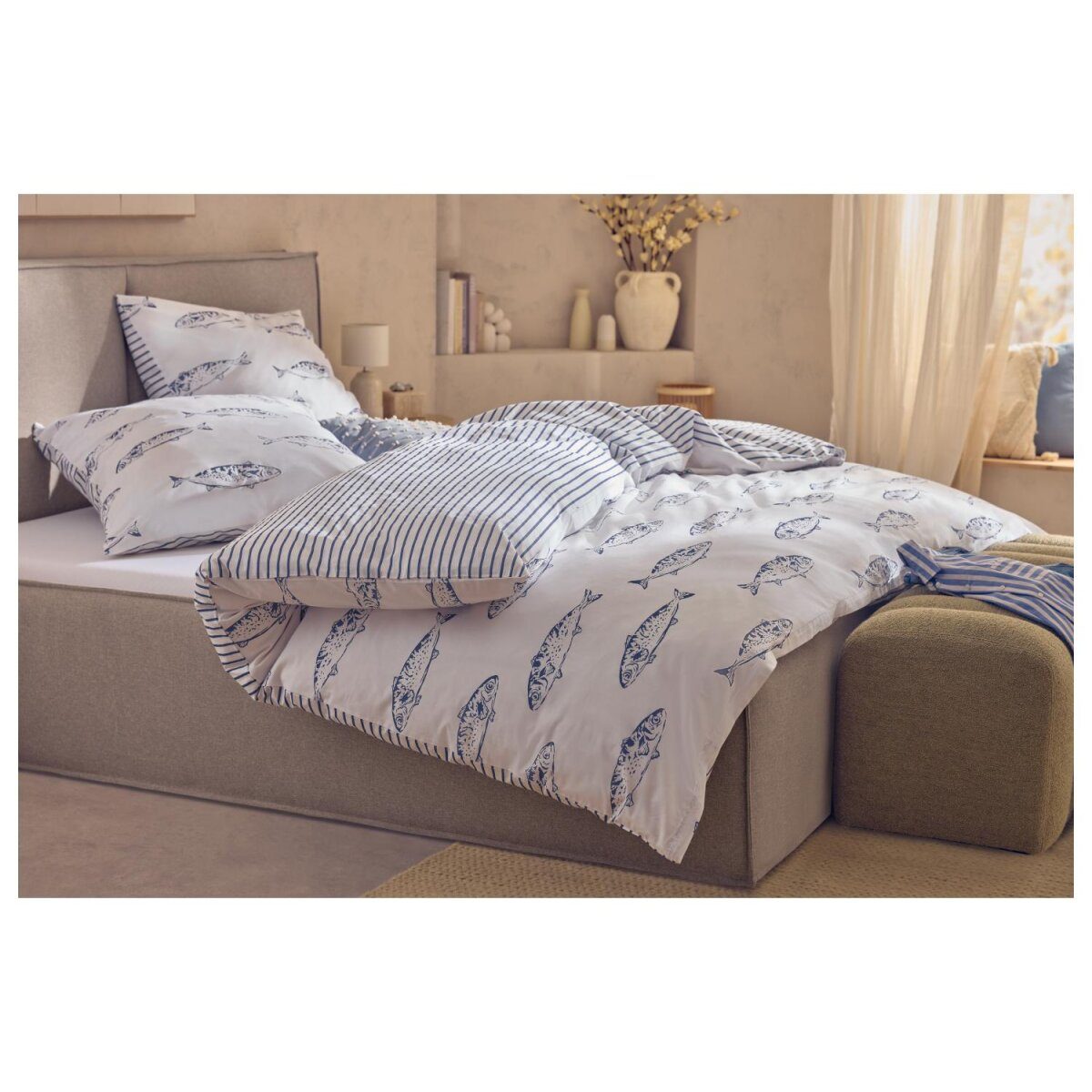 LIVARNO® Jersey-Spannbettlaken, 90-100 x 200 cm, weiß