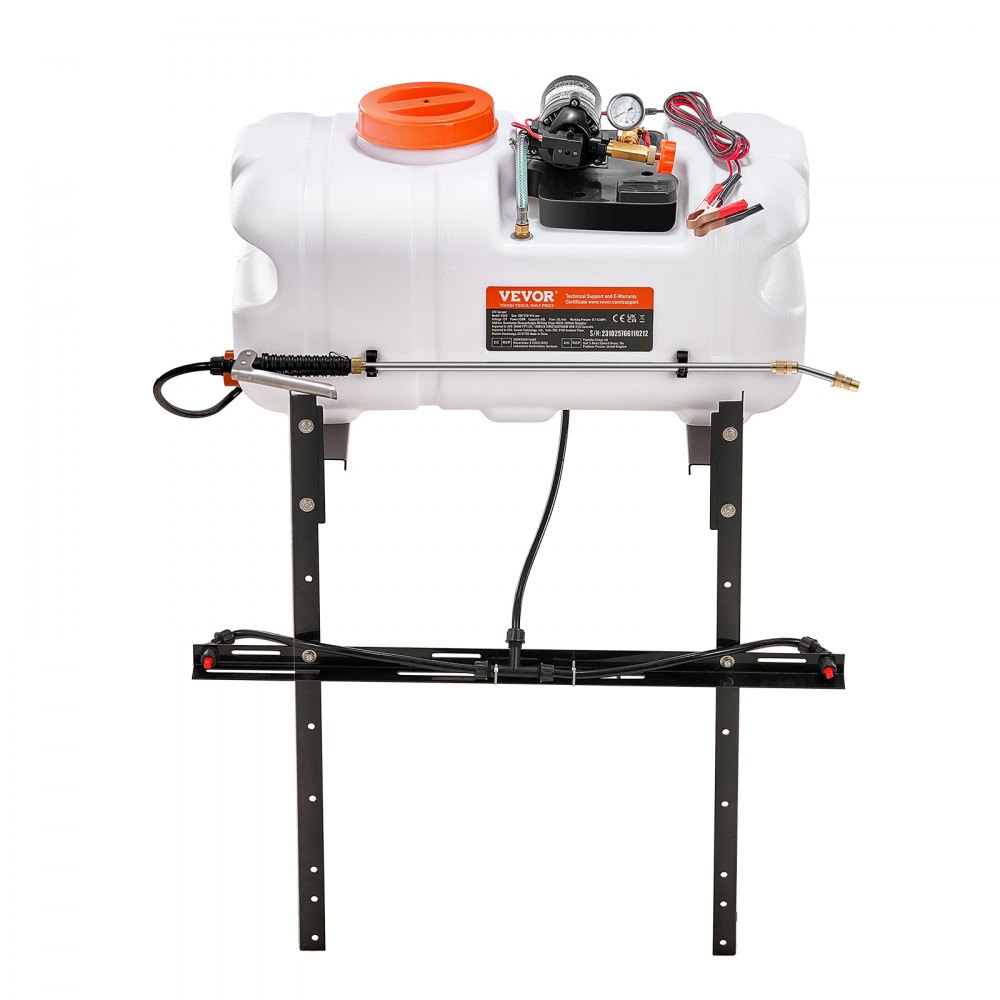 ATV Sprayer, 7L/min Pressure Sprayer, 12V Pump, 0.1-0.5MPa Pump, Operating Pressure Sprayer, 0-72 PSI Pressure Sprayer, Includes 20ft Hose, 8ft Quick Release Line, Ideal for ATVs, UTVs, Tractors ATV Sprayer, 7L/min Pressure Sprayer, 12V Pump, 0.1-0.5MPa Pump, Operating Pressure Sprayer, 0-72 PSI Pressure Sprayer, Includes 20ft Hose, 8ft Quick Release Line, Ideal for ATVs, UTVs, Tractors