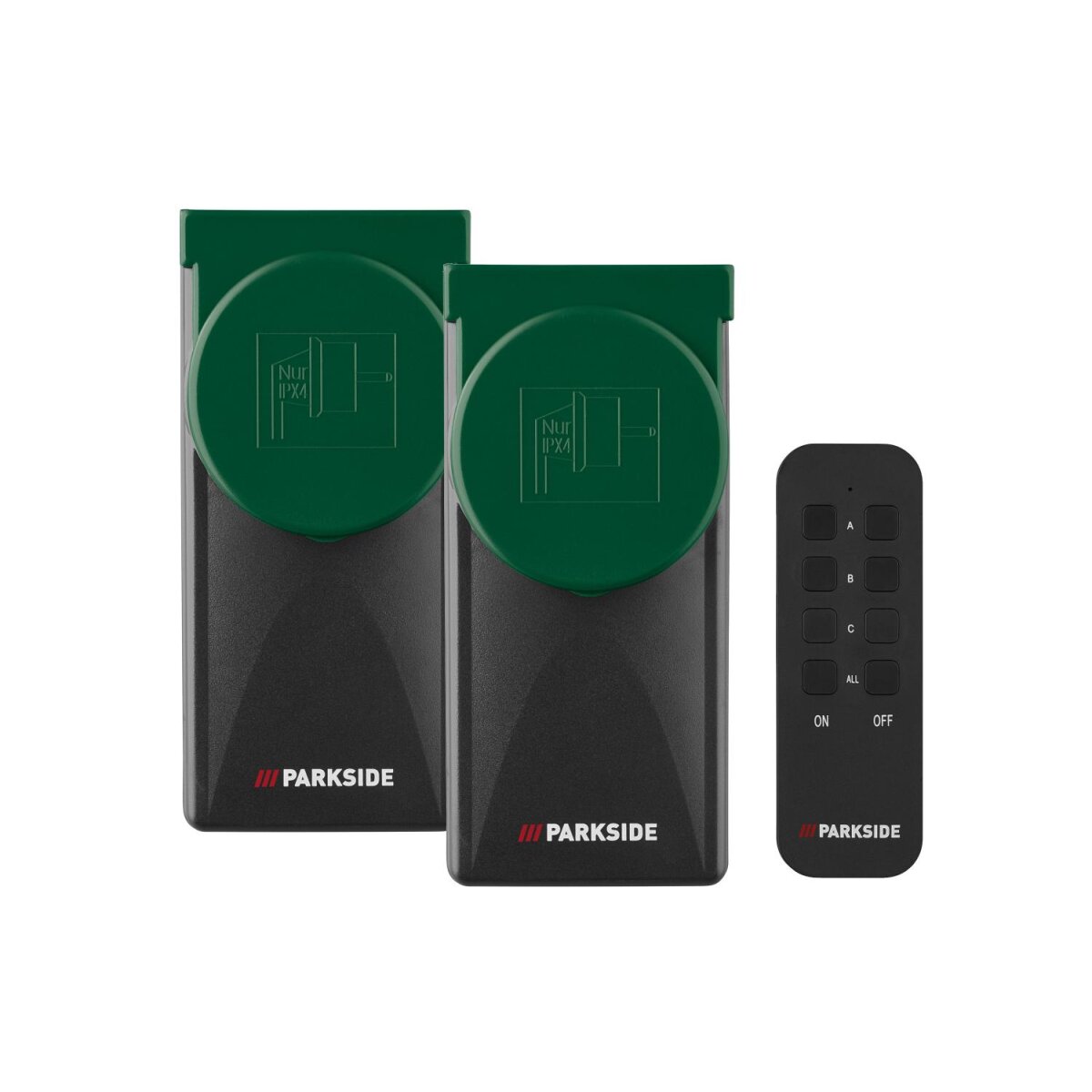 PARKSIDE® radioschakelaarset, IP 44, 3-delig PARKSIDE® radioschakelaarset, IP 44, 3-delig