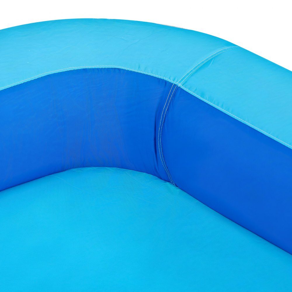 Aufblasbare Wasserhüpfburg Outdoor (353 x 400 x 235 cm), Hüpfburg mit Wasserrutsche (Krokodil-Optik) & Kletterwand & Planschbecken & Wasserring-Wurfspiel, für 3-4 Kinder (3 bis 8 Jahre alt)