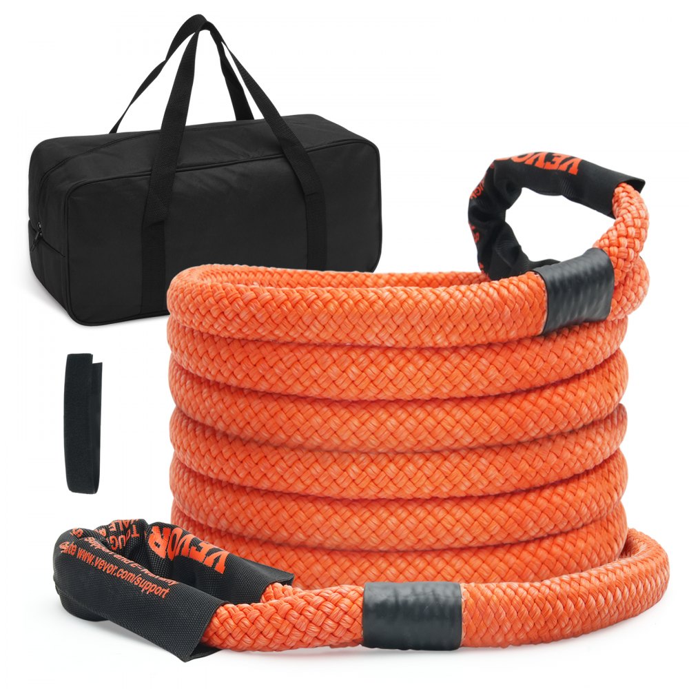Tow Rope 22mm x 6m 13871kg Heavy Duty Off Road Tow Strap Extremely Heavy Duty Tow Rope with 30% Elastic Energy Towing Aid for Jeep Car Truck ATV UTV SUV Tractor Tow Rope 22mm x 6m 13871kg Heavy Duty Off Road Tow Strap Extremely Heavy Duty Tow Rope with 30% Elastic Energy Towing Aid for Jeep Car Truck ATV UTV SUV Tractor